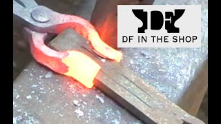 Forging Knife Makers Tongs  DF In The Shop [upl. by Witherspoon]