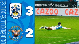 HIGHLIGHTS  Huddersfield Town vs Blackpool [upl. by Pascasia]