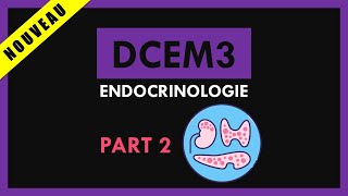 Endocrinologie Conférence  DCEM3  Part 2 [upl. by Annerb]