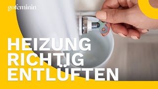 Heizung entlüften Das solltest du unbedingt beachten [upl. by Aihtak]