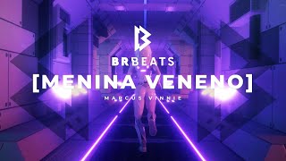 Menina Veneno  BRBeats e Marcus Vinnie lyric video [upl. by Aenea729]