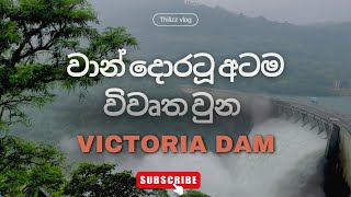 වැස්සත් එක්කම වාන් දොරටු අටම ඇරුනු victoria😍මගේ රට කොච්චර ලස්සනද🙏srilanka victoriadam trending [upl. by Fanni407]