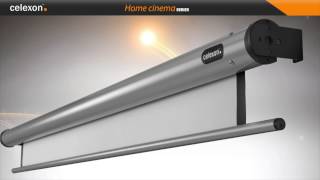 celexon screen electric home cinema [upl. by Leihcar]