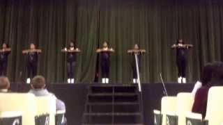 BonnerPrendergast Catholic High School Step Team November 14 2013 [upl. by Letreece]