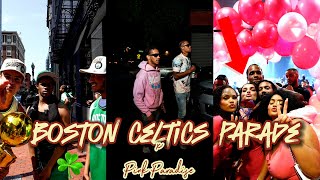 Boston Celtics Parade X Pink Paradise Vlog [upl. by Enihpled305]