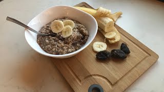 Mic dejun cu fulgi de ovaz si seminte chia  Chia overnight oats [upl. by Nedle317]