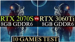 RTX 2070 Super vs RTX 3060 Ti  10 Games Test  How Big Difference [upl. by Crowns]