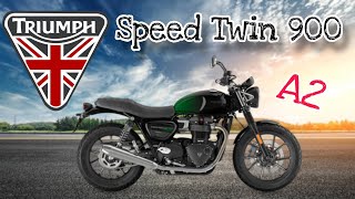 Essai Triumph Speed Twin 900 A2 [upl. by Peggir146]