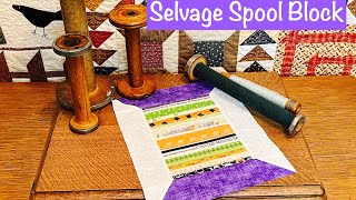 Selvage Spool Block [upl. by Elinnet]