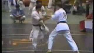 Kyokushin Karate Shihan Fujiwara Highlights Full Contact [upl. by Nanreh]