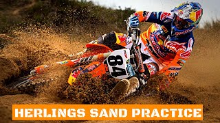 Jeffrey Herlings Onboard Sand Practice [upl. by Ocsisnarf]