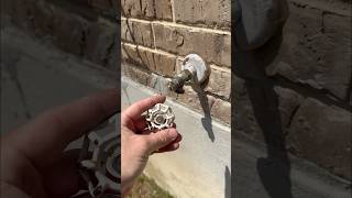 Homeowner Breaks Handle Off Hose Bibb [upl. by Eanal]