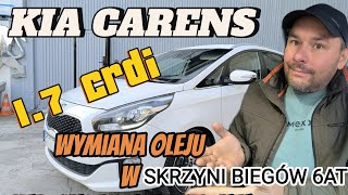 CARENS 17 CRDI wymiana oleju w AUTOMATYCZNEJ skrzyni biegów 6AT automotozajawki [upl. by Inobe]