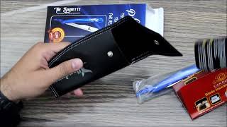 Guide  How to use Candure Stright cut throat shaving Razor [upl. by Ahcsat]