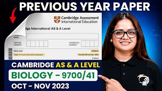 Cambridge AS And A Level Biology  Cambridge AS amp A Level Biology 970041ON23  9700 Biology [upl. by Bohrer]