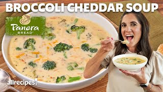 I Made Panera Bread’s Broccoli Cheddar Soup At Home  Allrecipes [upl. by Ronnoc]