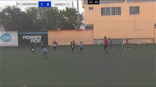 2T  CT CIMARRONES vs GENIOS 2018  3a Jornada Copa 2024  LMT [upl. by Eidaj207]