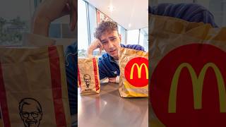 lepszy zestaw McDonalds VS KFC 🥇 [upl. by Plafker]