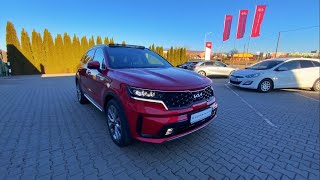 KIA SORENTO MY2023 RUNWAY RED  WALKAROUND [upl. by Fanechka771]