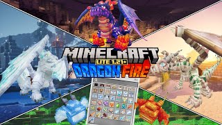 🔥Addon Dragon Fire  MCPE  Nhiều Loại Rồng Mới Giáp Vũ Khí Trong Minecraft Pe 121  1 [upl. by Alexei187]