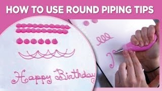 How To Use Round Piping Tips [upl. by Nile]