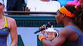 Serena Williams speaks French [upl. by Calva]