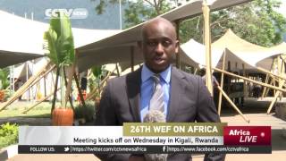 Discussions at the WEF to center on jobs growth investment amp trade [upl. by Ardiek]