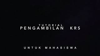 MAHASISWA  PENGAMBILAN KRS [upl. by Nev]