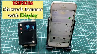 How To Make Network Jammer at Home  ESP8266 Wifi Jammer with Display Esp8266 Nodemcu Wifi Deauther [upl. by Acirehs]