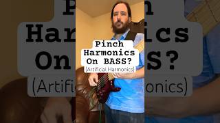 PINCH HARMONICS ON BASS [upl. by Rorrys]