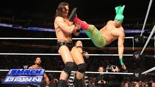 Los Matadores amp El Torito vs Heath Slater Drew McIntyre amp Hornswoggle SmackDown May 9 2014 [upl. by Karab]