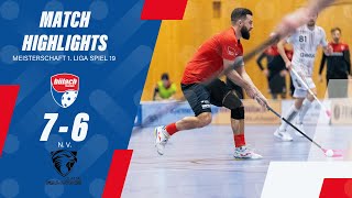 Bülach Floorball vs Glattal Falcons  Highlights Meisterschaft 2324 Runde 19 [upl. by Oravla]