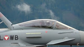 AIRPOWER 2019 Eurofighter Abfang Demo  Dogfight [upl. by Purvis956]