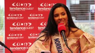 Youssra Askry Miss Normandie 2021 se confie à Tendance Ouest [upl. by Norvun282]