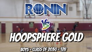 Ronin vs Hoopsphere Gold 12U BOYS CO2030  8172024  AAU Basketball Live Game [upl. by Hung]