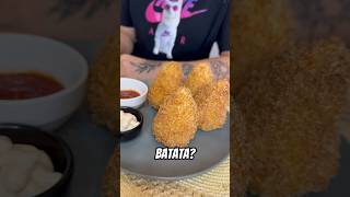 COXINHA COM MASSA DE BATATA SEM FARINHA E SEM LEITE 😱🤤 [upl. by Ehctav]