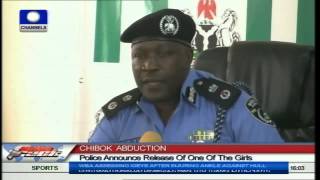 Chibok Abduction Police Announce Release Of One Of Chibok Girls [upl. by Larimore]