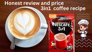 Nescafe coffee 3in1 honest review and price coffeelover coffee [upl. by Ecilahc459]