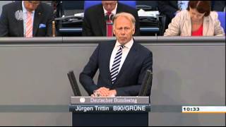 Jürgen Trittin über Merkels Feigheit beim Eintreten für die Freiheit EuropaPolitik [upl. by Waddell965]