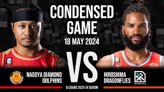 Nagoya Diamond Dolphins vs Hiroshima Dragonflies  Condensed Game [upl. by Fanni]