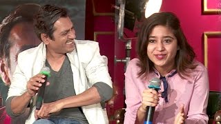 Exclusive  Nawazuddin Siddiqui and Shweta Tripathi Interview  Haramkhor [upl. by Otrebogad]