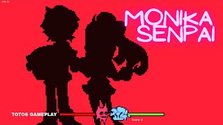 Friday Night Funkin  Senpai with Monika  FNF Mod [upl. by Reedy]