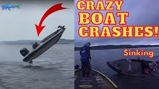 Bass Boat Crash High Speed Boat Crashes Would you survive [upl. by Flam]