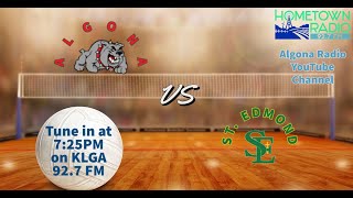 Algona vs St Edmond High School Volleyball [upl. by Pell]