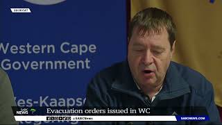 W Cape Floods  Authorities issue evacuation orders in some areas ahead of severe rains [upl. by Patrica]