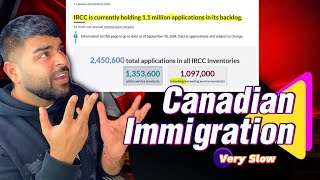 Canadian 🇨🇦Immigration Nov2024 Backlog’s are just crazy🤯 ircc tusharuplifts canadaimmigration [upl. by Ilojna]