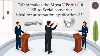 Why choose the Moxa UPort 1110 for automation purposes [upl. by Eeleimaj]