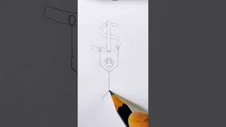 Stick figure💲man 🧞 drawing  drawing art shorts shortsfeed youtubeshorts viralvideo trending [upl. by Alleuol]