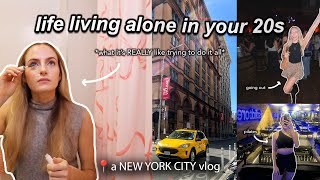 the TRUTH about trying to do it all in your 20s in new york city busy days in my life living alone [upl. by Ikir]