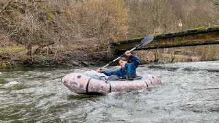 Belgium 20230312 Packrafting Ourthe Occidentale [upl. by Nylsoj]